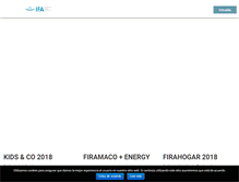 Tablet Screenshot of feria-alicante.com